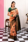 SF 677 Organic Banarasi Lichi Silk Designer Sarees Wholesale Shop In Surat